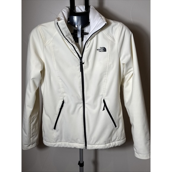 The North Face Jackets & Blazers - THE NORTH FACE Filled Ivory/Cream Jacket Primaloft Small Full Zip Windwall